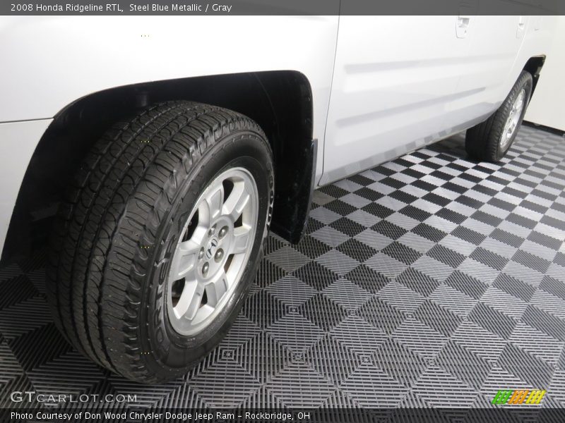Steel Blue Metallic / Gray 2008 Honda Ridgeline RTL