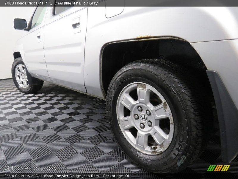 Steel Blue Metallic / Gray 2008 Honda Ridgeline RTL