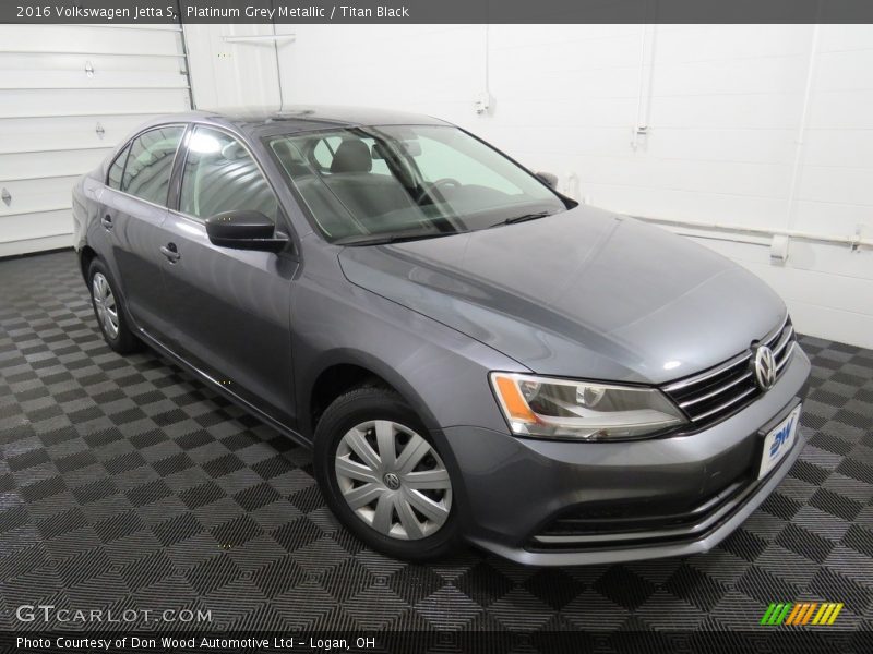 Platinum Grey Metallic / Titan Black 2016 Volkswagen Jetta S