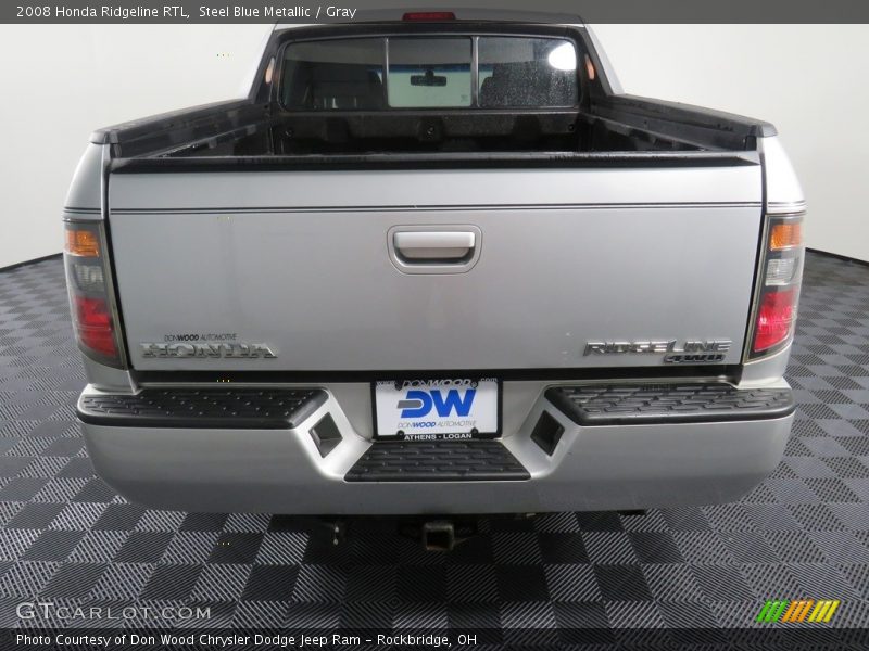 Steel Blue Metallic / Gray 2008 Honda Ridgeline RTL