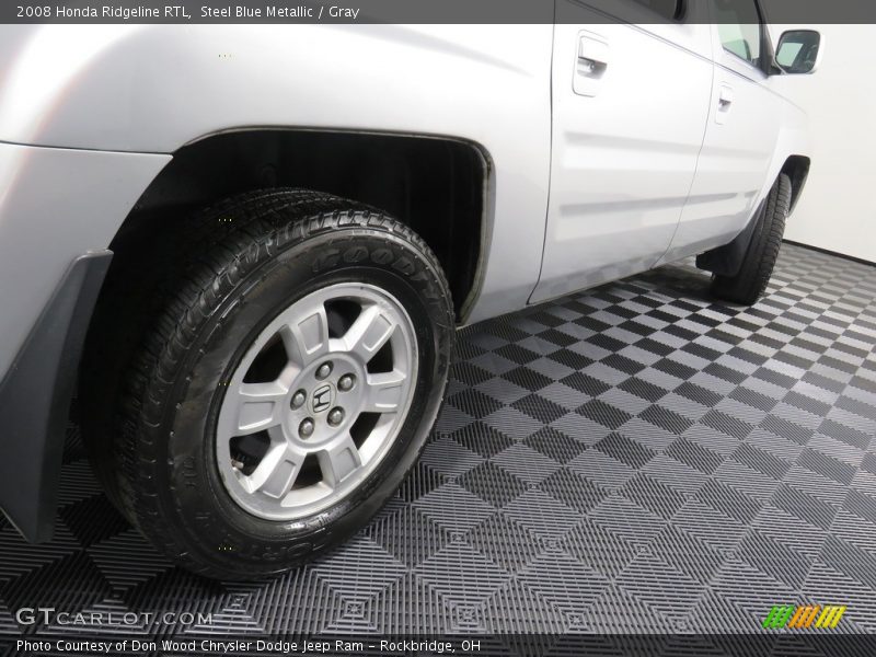 Steel Blue Metallic / Gray 2008 Honda Ridgeline RTL