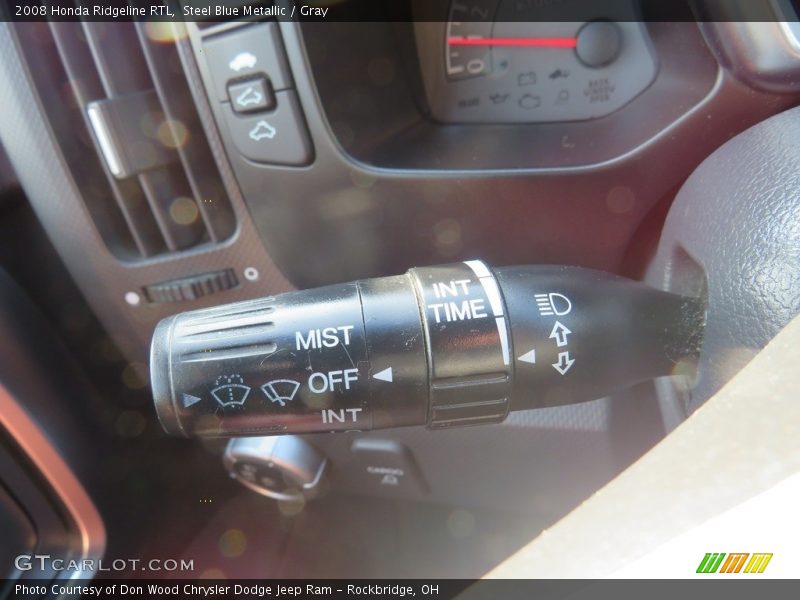 Steel Blue Metallic / Gray 2008 Honda Ridgeline RTL