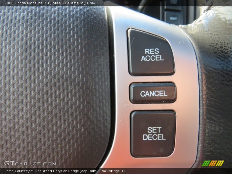 Steel Blue Metallic / Gray 2008 Honda Ridgeline RTL