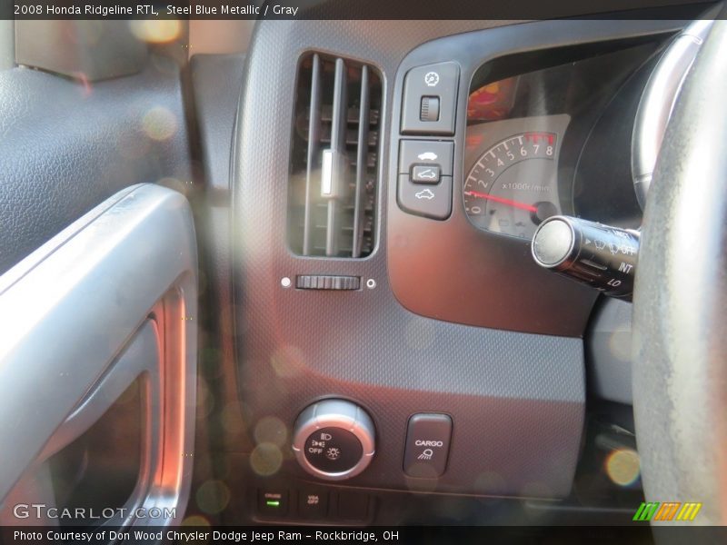 Steel Blue Metallic / Gray 2008 Honda Ridgeline RTL
