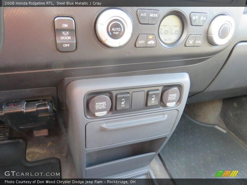 Steel Blue Metallic / Gray 2008 Honda Ridgeline RTL