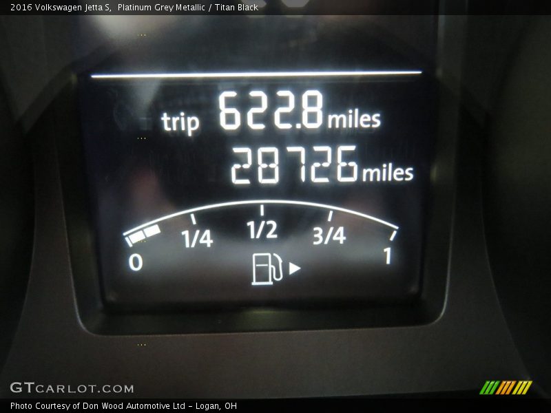 Platinum Grey Metallic / Titan Black 2016 Volkswagen Jetta S