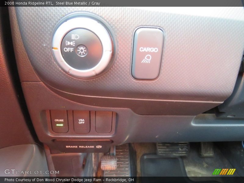 Steel Blue Metallic / Gray 2008 Honda Ridgeline RTL