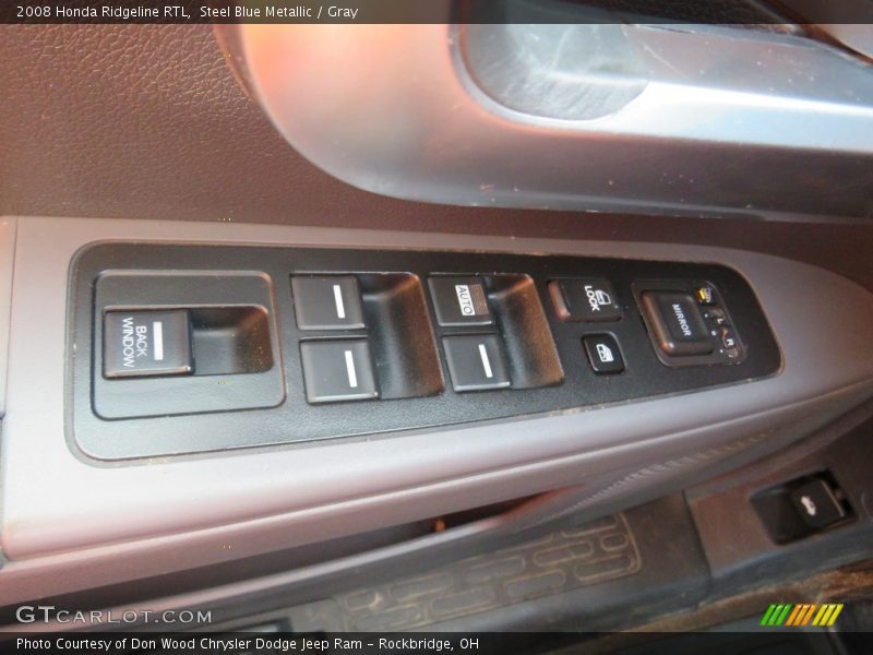 Steel Blue Metallic / Gray 2008 Honda Ridgeline RTL