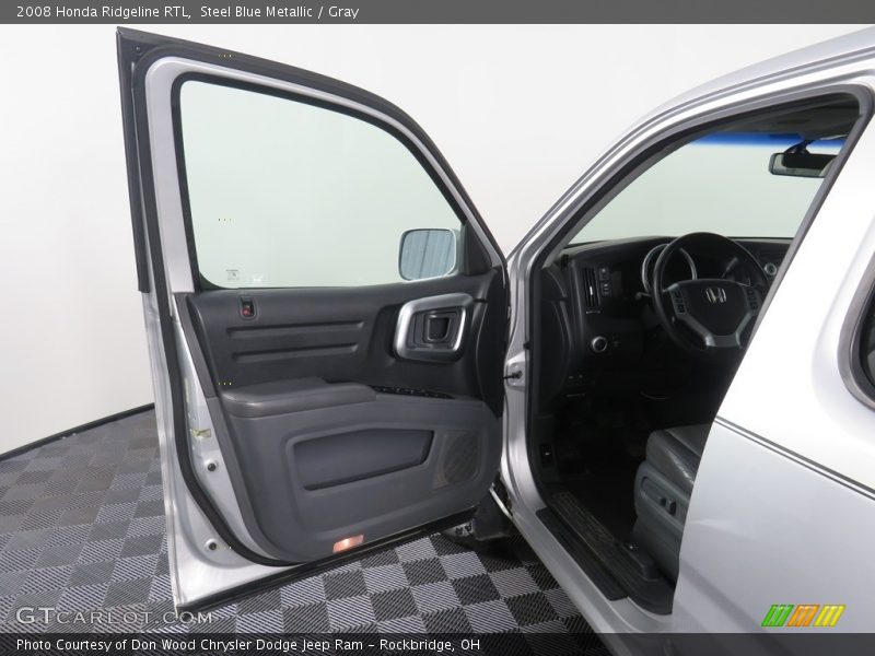Steel Blue Metallic / Gray 2008 Honda Ridgeline RTL