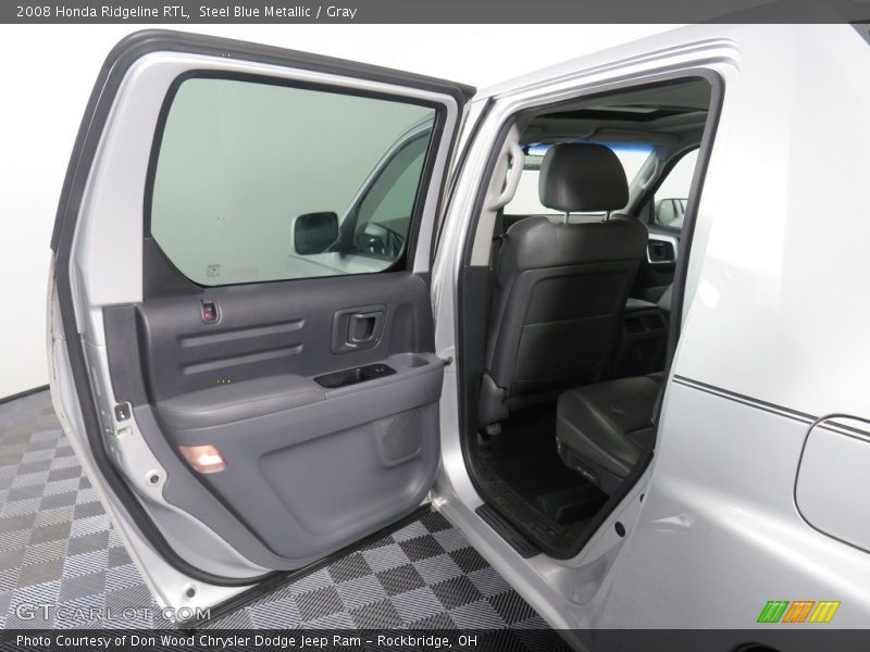 Steel Blue Metallic / Gray 2008 Honda Ridgeline RTL