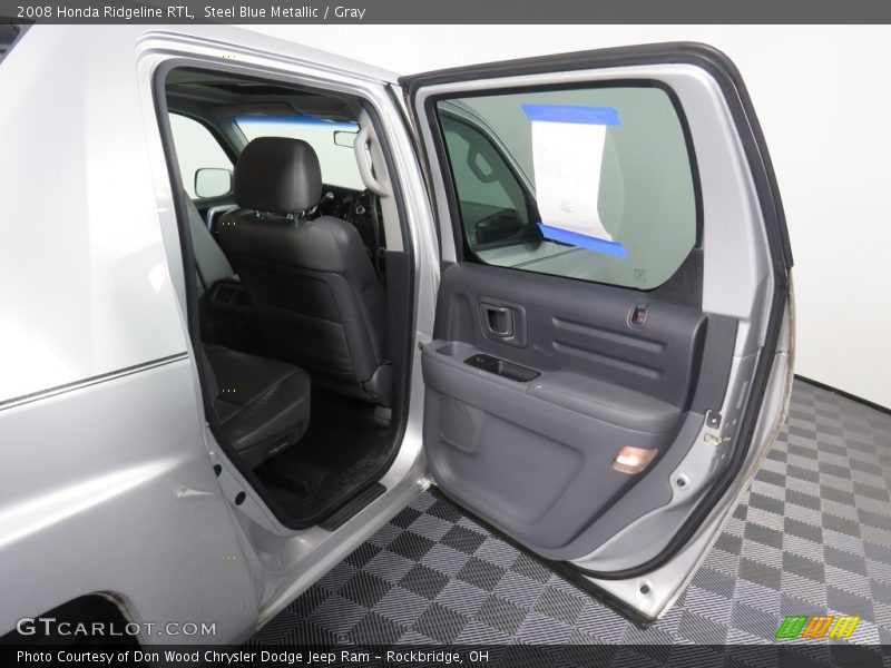 Steel Blue Metallic / Gray 2008 Honda Ridgeline RTL