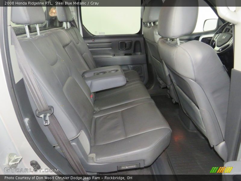 Steel Blue Metallic / Gray 2008 Honda Ridgeline RTL