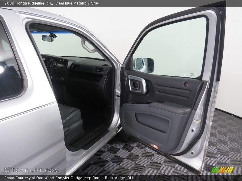 Steel Blue Metallic / Gray 2008 Honda Ridgeline RTL