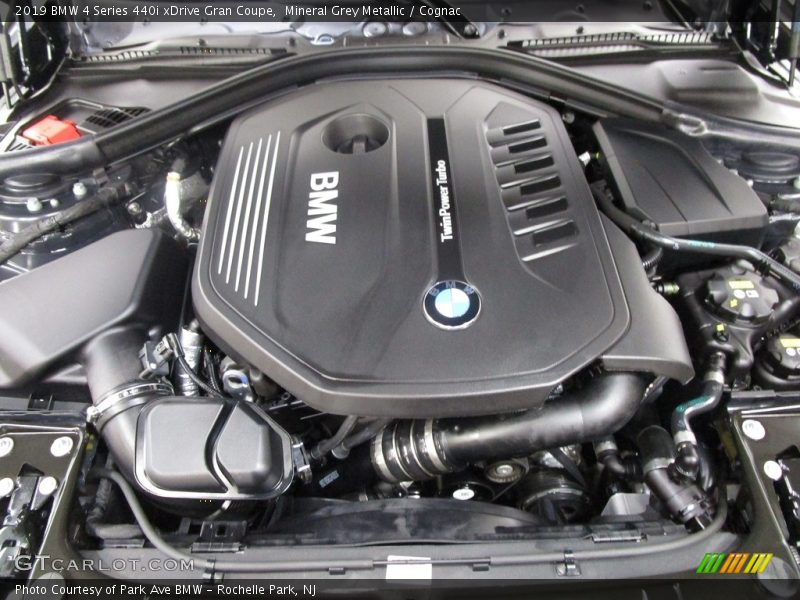 Mineral Grey Metallic / Cognac 2019 BMW 4 Series 440i xDrive Gran Coupe