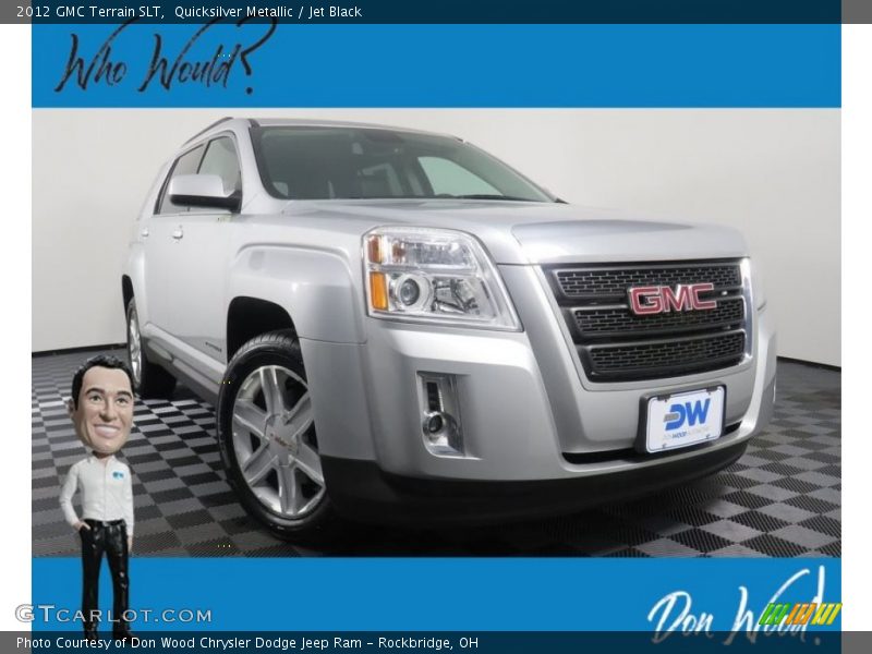 Quicksilver Metallic / Jet Black 2012 GMC Terrain SLT