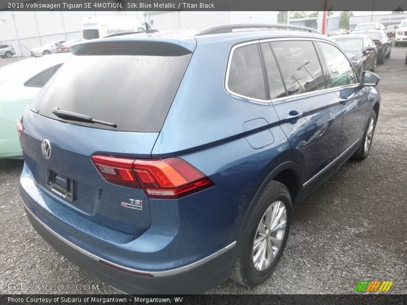 Silk Blue Metallic / Titan Black 2018 Volkswagen Tiguan SE 4MOTION