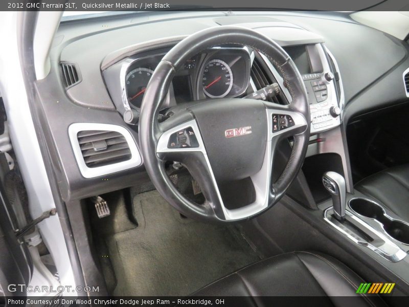 Quicksilver Metallic / Jet Black 2012 GMC Terrain SLT