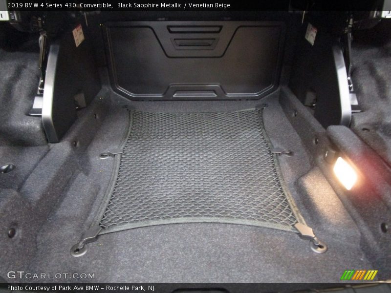 Black Sapphire Metallic / Venetian Beige 2019 BMW 4 Series 430i Convertible