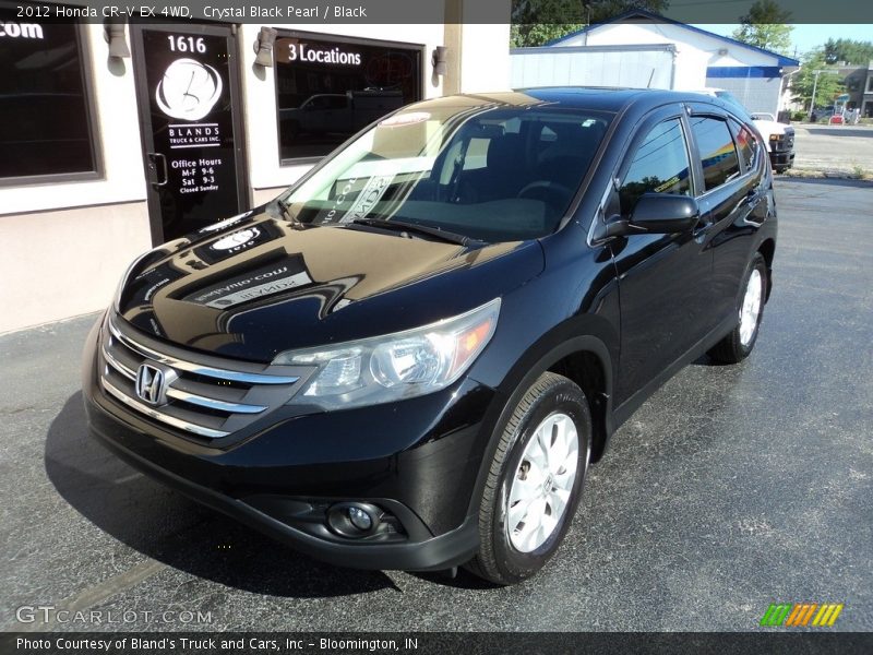 Crystal Black Pearl / Black 2012 Honda CR-V EX 4WD