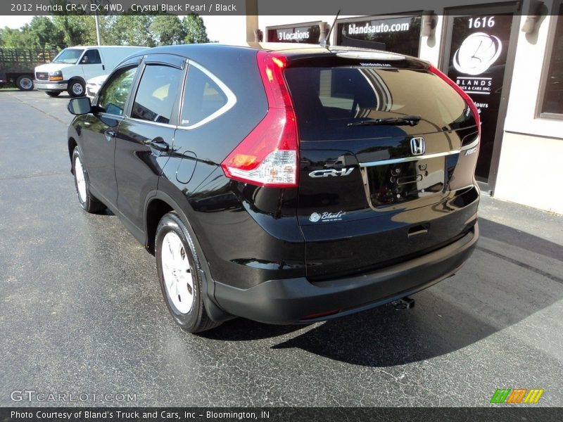 Crystal Black Pearl / Black 2012 Honda CR-V EX 4WD