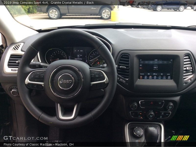 Granite Crystal Metallic / Black 2019 Jeep Compass Sport 4x4