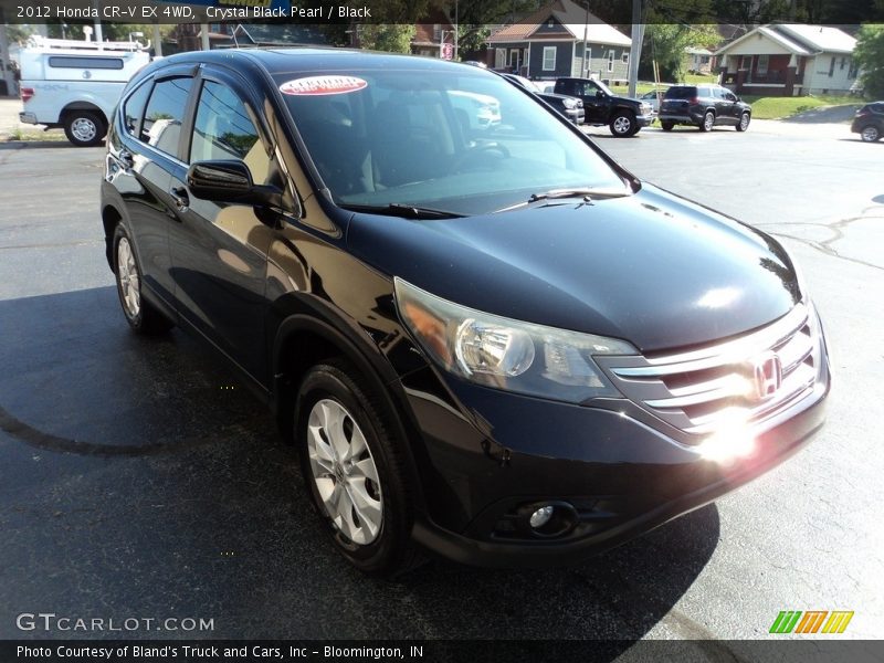 Crystal Black Pearl / Black 2012 Honda CR-V EX 4WD