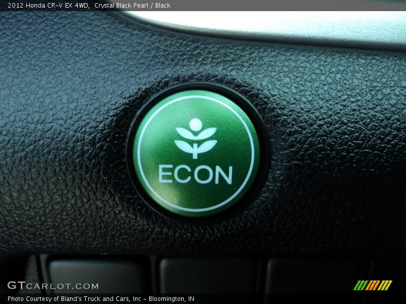 Crystal Black Pearl / Black 2012 Honda CR-V EX 4WD