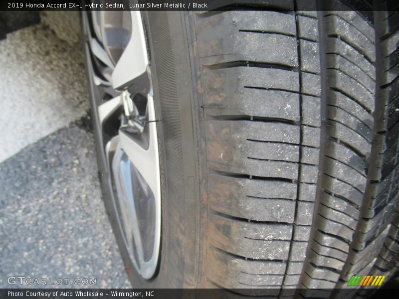 Lunar Silver Metallic / Black 2019 Honda Accord EX-L Hybrid Sedan