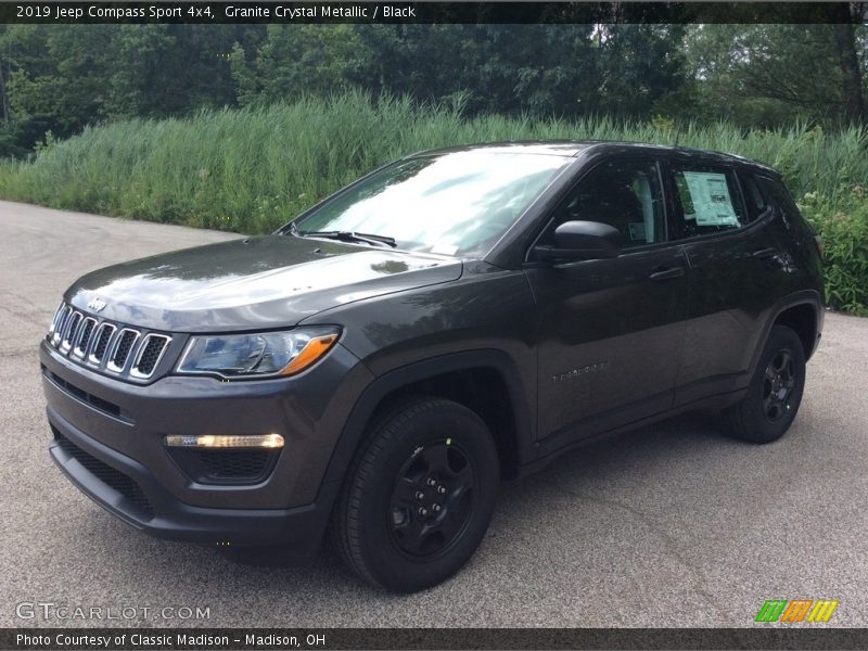Granite Crystal Metallic / Black 2019 Jeep Compass Sport 4x4