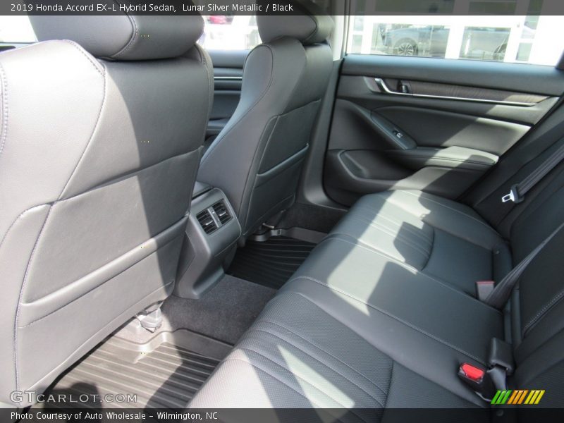 Lunar Silver Metallic / Black 2019 Honda Accord EX-L Hybrid Sedan