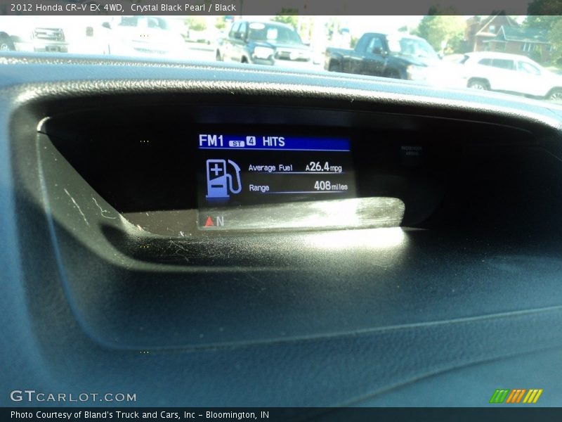 Crystal Black Pearl / Black 2012 Honda CR-V EX 4WD