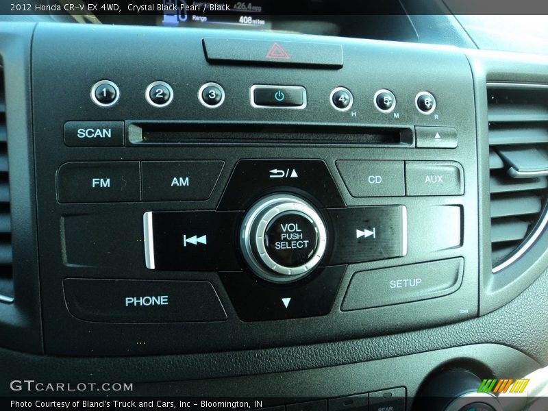 Crystal Black Pearl / Black 2012 Honda CR-V EX 4WD