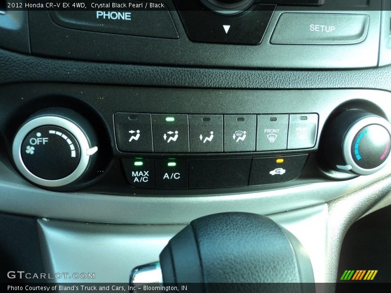 Crystal Black Pearl / Black 2012 Honda CR-V EX 4WD