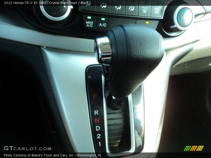 Crystal Black Pearl / Black 2012 Honda CR-V EX 4WD