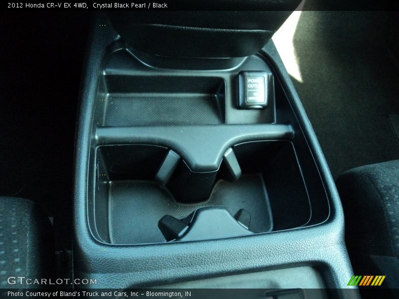 Crystal Black Pearl / Black 2012 Honda CR-V EX 4WD