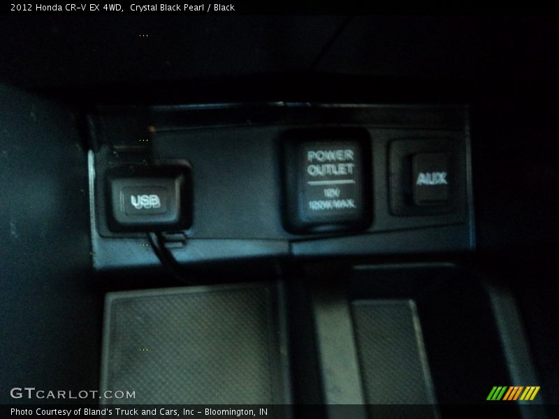 Crystal Black Pearl / Black 2012 Honda CR-V EX 4WD