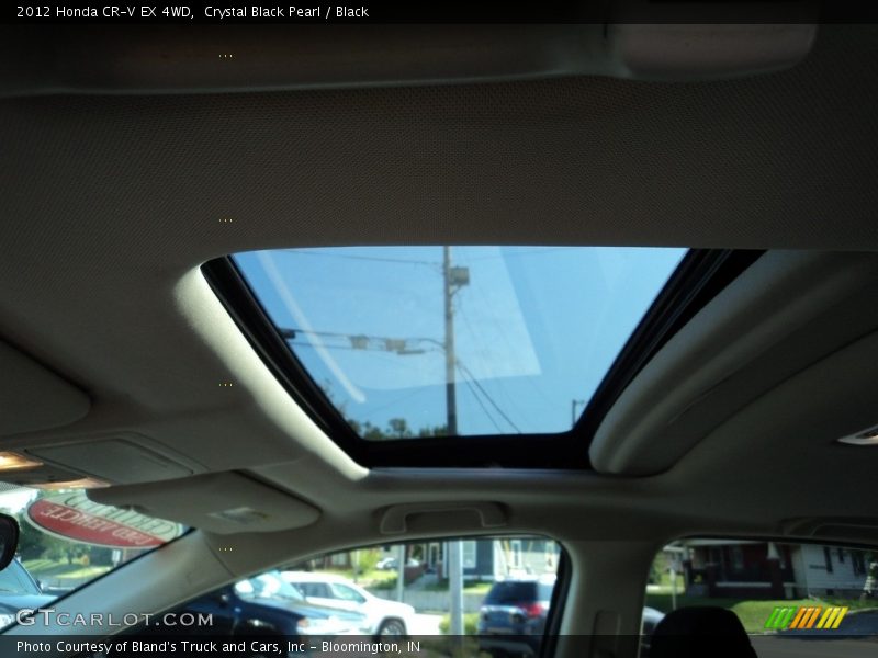 Crystal Black Pearl / Black 2012 Honda CR-V EX 4WD