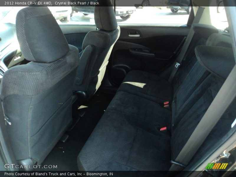 Crystal Black Pearl / Black 2012 Honda CR-V EX 4WD