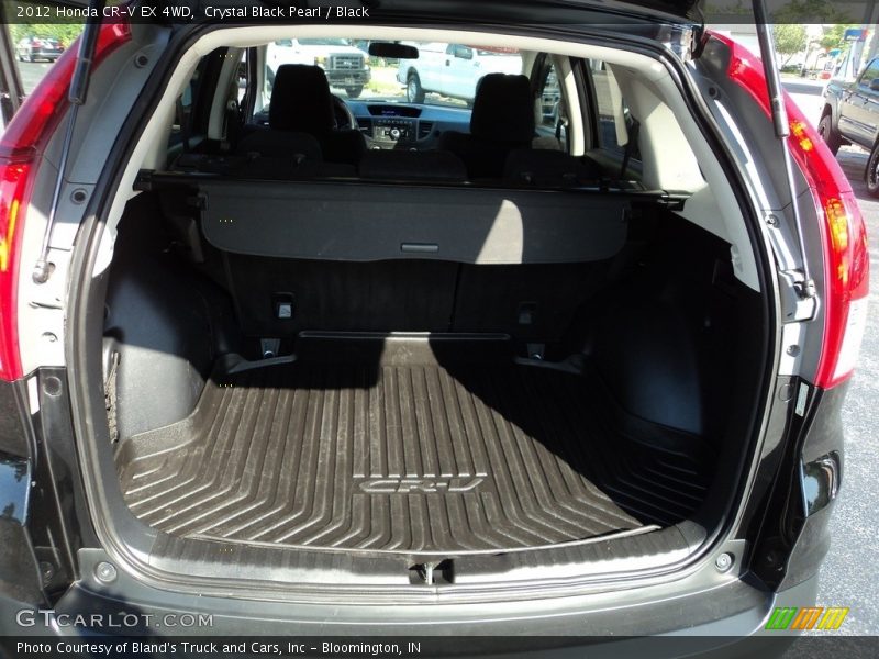 Crystal Black Pearl / Black 2012 Honda CR-V EX 4WD