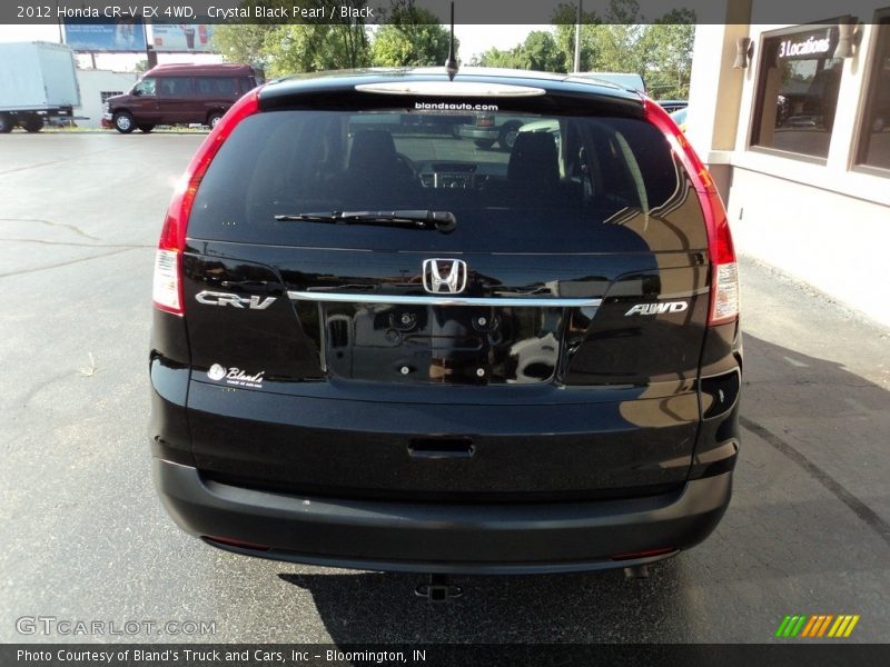 Crystal Black Pearl / Black 2012 Honda CR-V EX 4WD