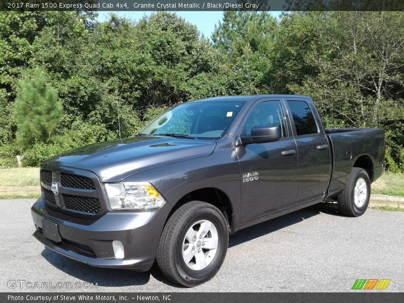 Granite Crystal Metallic / Black/Diesel Gray 2017 Ram 1500 Express Quad Cab 4x4