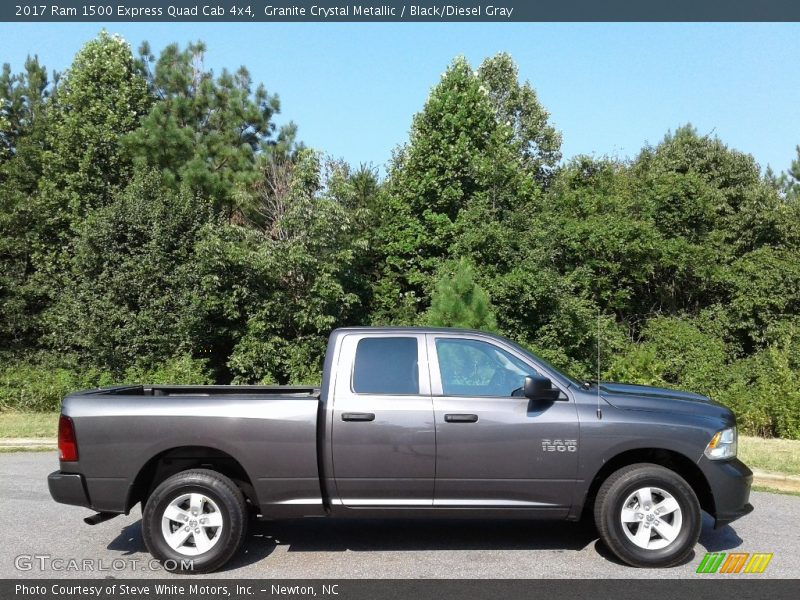Granite Crystal Metallic / Black/Diesel Gray 2017 Ram 1500 Express Quad Cab 4x4