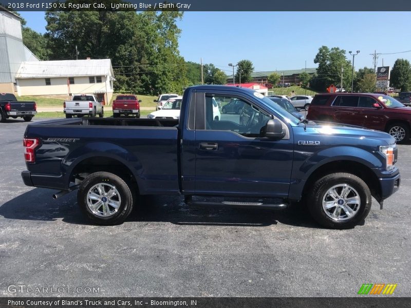 Lightning Blue / Earth Gray 2018 Ford F150 XL Regular Cab