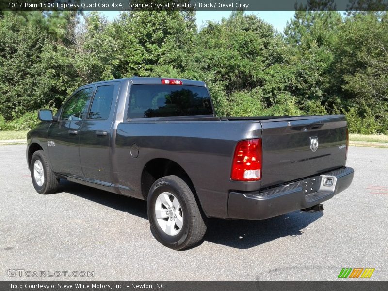 Granite Crystal Metallic / Black/Diesel Gray 2017 Ram 1500 Express Quad Cab 4x4