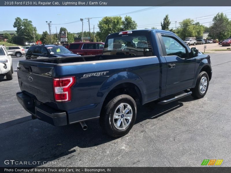 Lightning Blue / Earth Gray 2018 Ford F150 XL Regular Cab