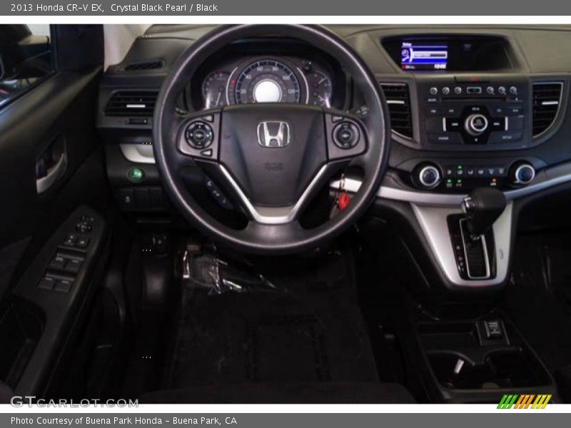 Crystal Black Pearl / Black 2013 Honda CR-V EX