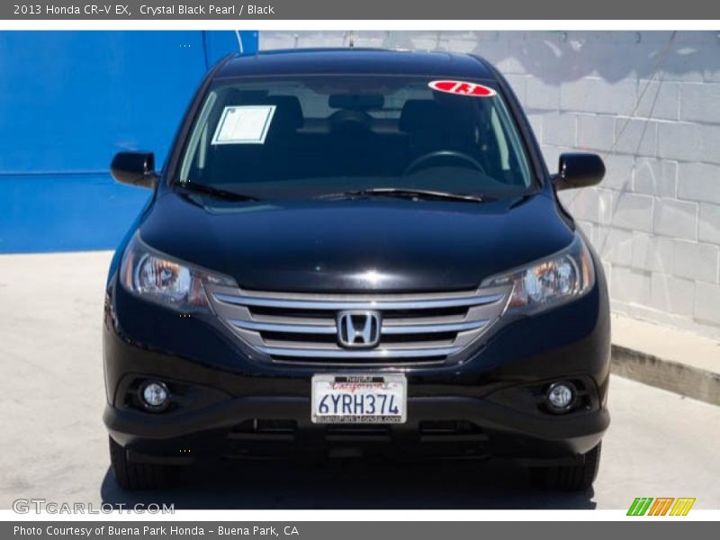 Crystal Black Pearl / Black 2013 Honda CR-V EX