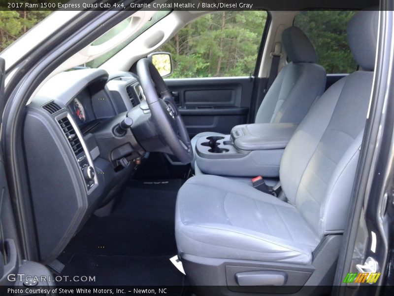 Granite Crystal Metallic / Black/Diesel Gray 2017 Ram 1500 Express Quad Cab 4x4