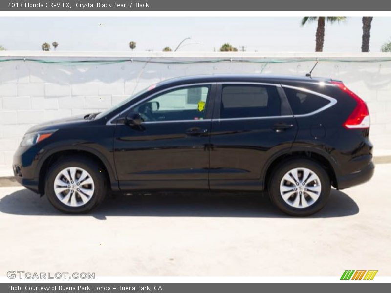 Crystal Black Pearl / Black 2013 Honda CR-V EX