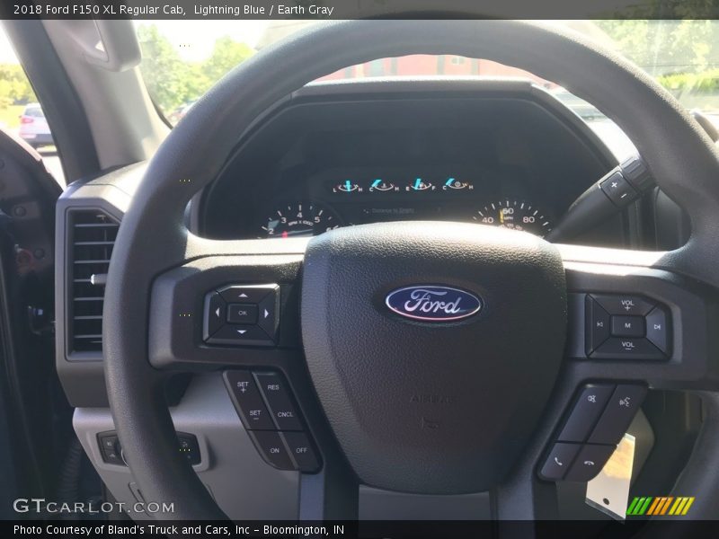 Lightning Blue / Earth Gray 2018 Ford F150 XL Regular Cab